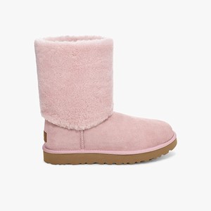 Ugg Classic Short II Sherpa Cuff Stövlar Dam Rosa (854627BLI)